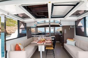 Bali Catspace owner suite with double berth and couch seating