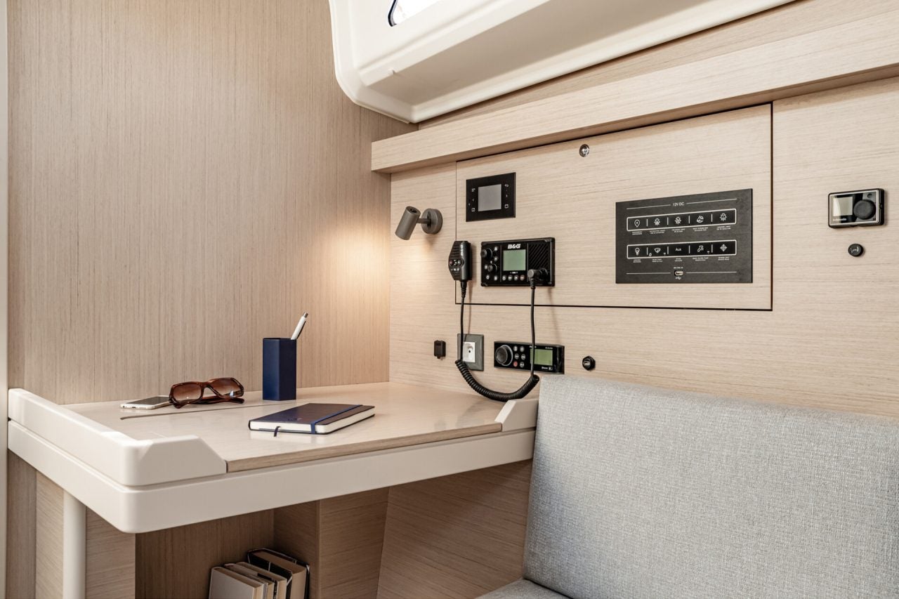 Beneteau Oceanis 40.1 monohull interior nav station