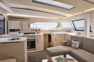 Fountaine Pajot 44 yacht salon luxury interior